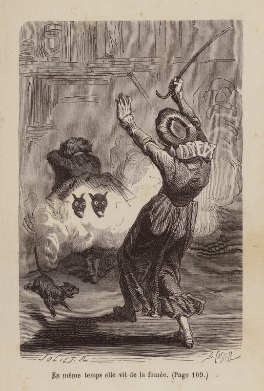 Ilustração para Un Bon Petit Diable (gravura) de Horace (after) Castelli