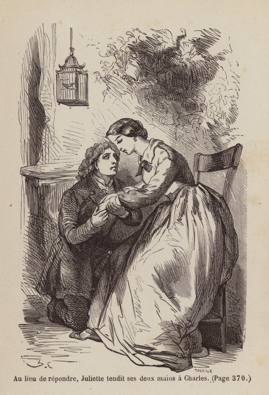 Ilustração para Un Bon Petit Diable (gravura) de Horace (after) Castelli