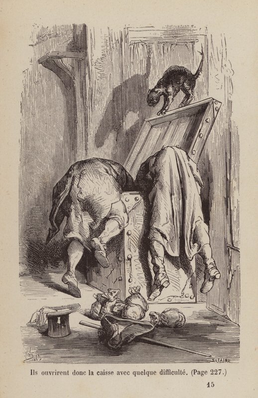 Ilustração para Un Bon Petit Diable (gravura) de Horace (after) Castelli