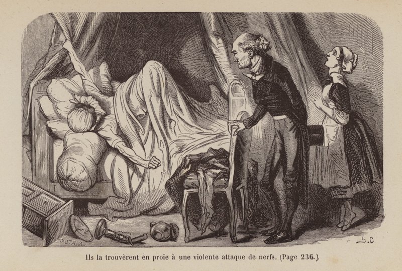Ilustração para Un Bon Petit Diable (gravura) de Horace (after) Castelli