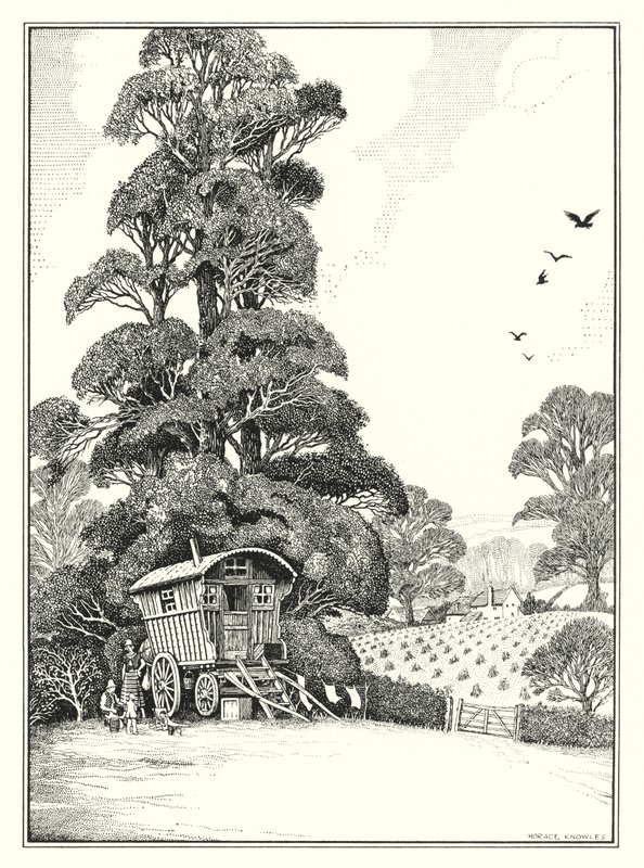 agosto (litografia) de Horace J. Knowles