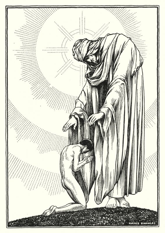 Ilustração para O Sermão da Montanha (gravura) de Horace J. Knowles