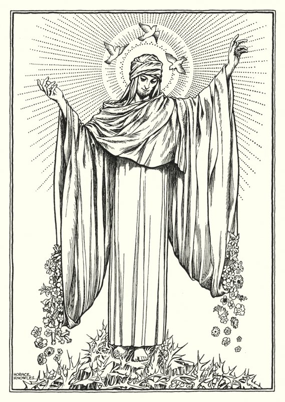 Ilustração para O Sermão da Montanha (gravura) de Horace J. Knowles