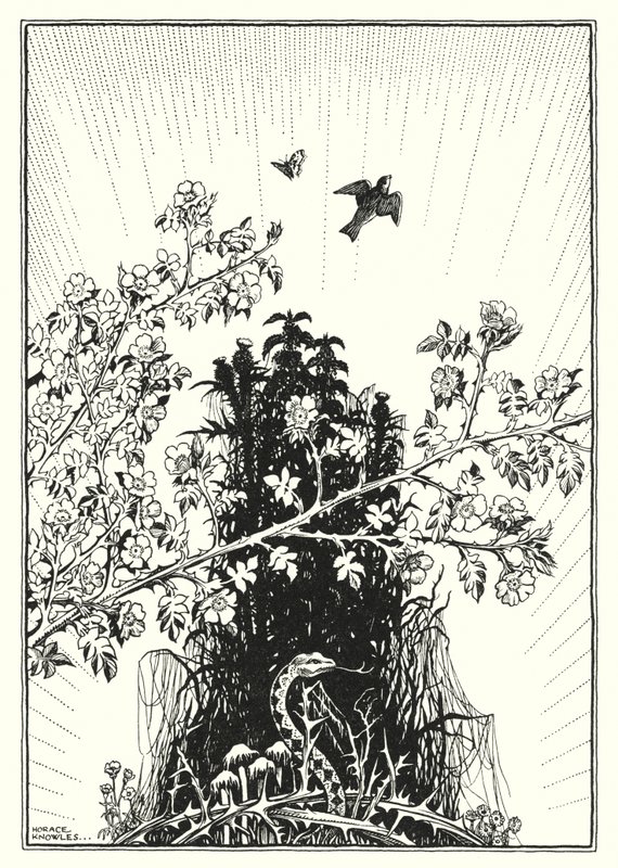Ilustração para O Sermão da Montanha (gravura) de Horace J. Knowles