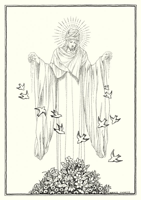 Ilustração para O Sermão da Montanha (gravura) de Horace J. Knowles