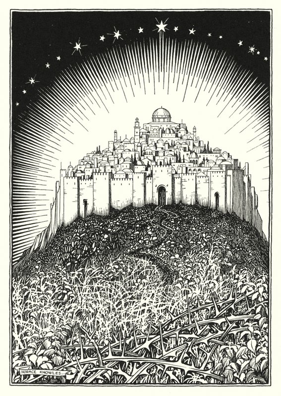 Ilustração para O Sermão da Montanha (gravura) de Horace J. Knowles