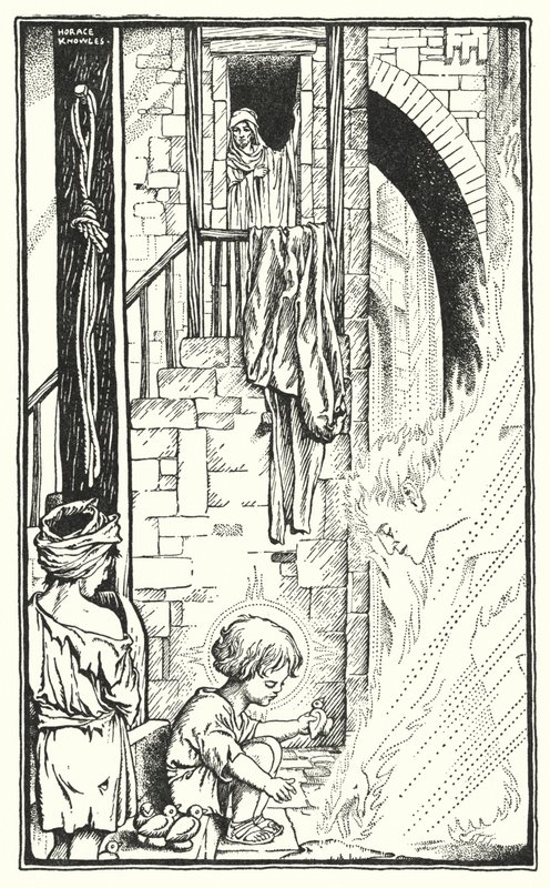 Em Nazaré (litografia) de Horace J. Knowles