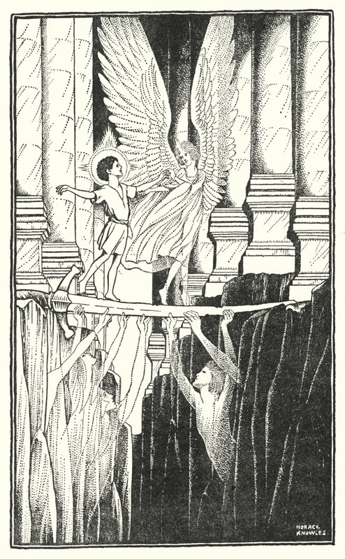 No Templo (litografia) de Horace J. Knowles