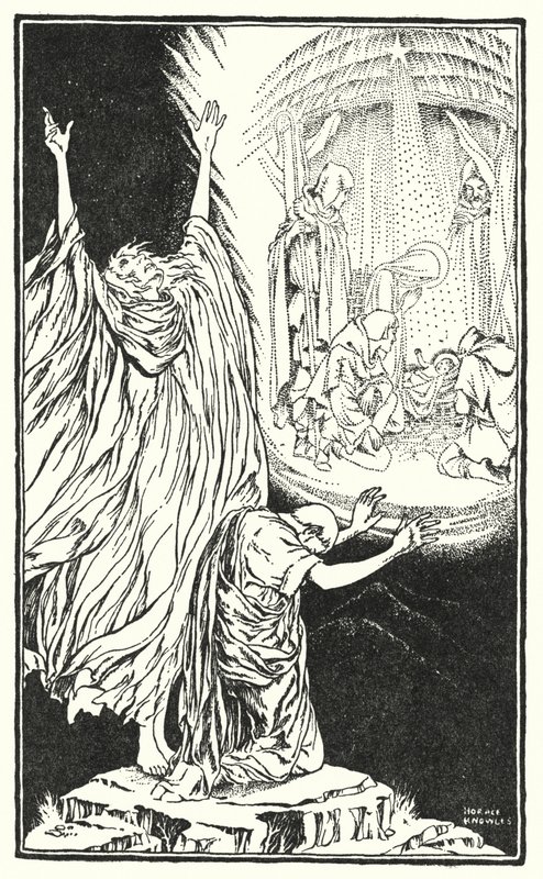 A visão do imperador (litografia) de Horace J. Knowles