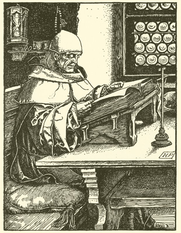 De Otto Of The Silver Hand (gravura) de Howard (after) Pyle