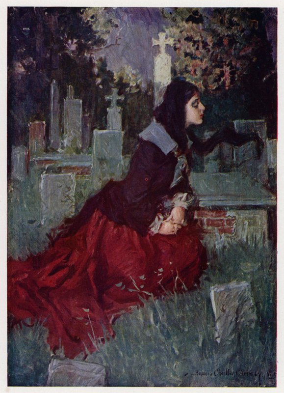 Ilustração para Evangelina, A Tale of Arcadie, de Henry Wadsworth Longfellow (cor litho) de Howard Chandler (after) Christy