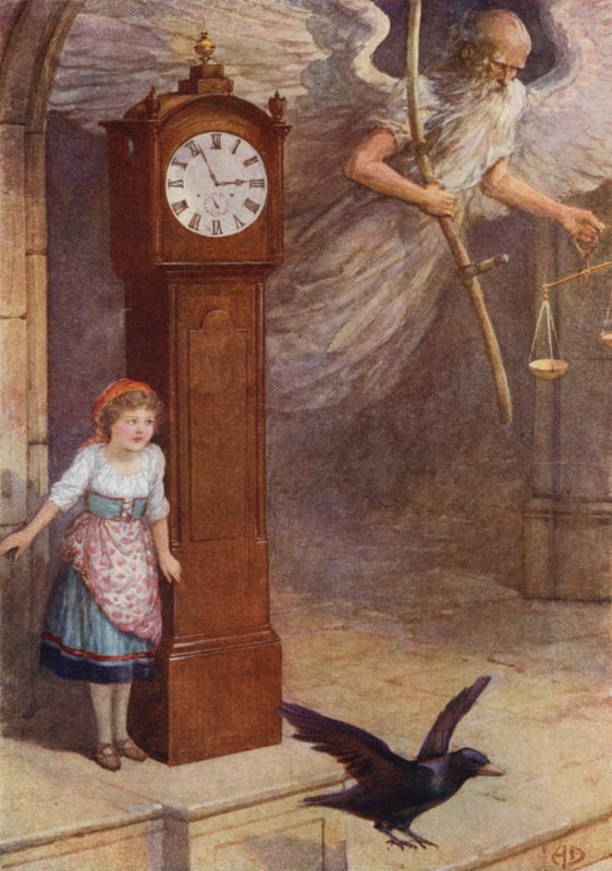 "O tempo do pai saiu voando" de "O Menino da Murta" (cor litho) de Howard Davie