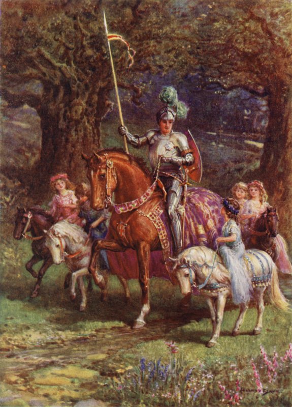 São Patrício da Irlanda (lito colorido) de Howard Davie