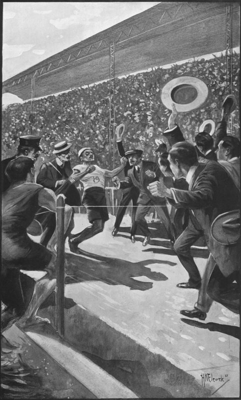 Os Jogos Olímpicos na Exposição Franco-Britânica de Howard K. Elcock