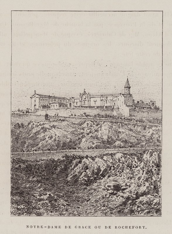 Notre-Dame de Grace ou de Rochefort (gravura) de Hubert Clerget