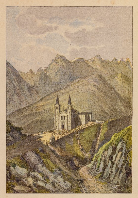 Notre-Dame de La Salette (litografia a cores) de Hubert Clerget
