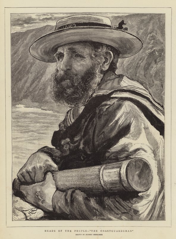 Chefes do povo, The Coastguardsman de Hubert von Herkomer