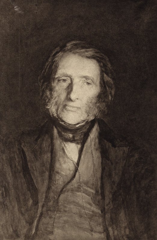 John Ruskin (1819-1900), escritor inglês, crítico de arte, artista e pensador social de Hubert von Herkomer