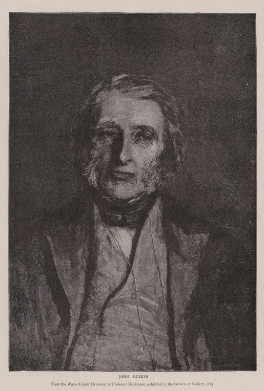 John Ruskin de Hubert von Herkomer