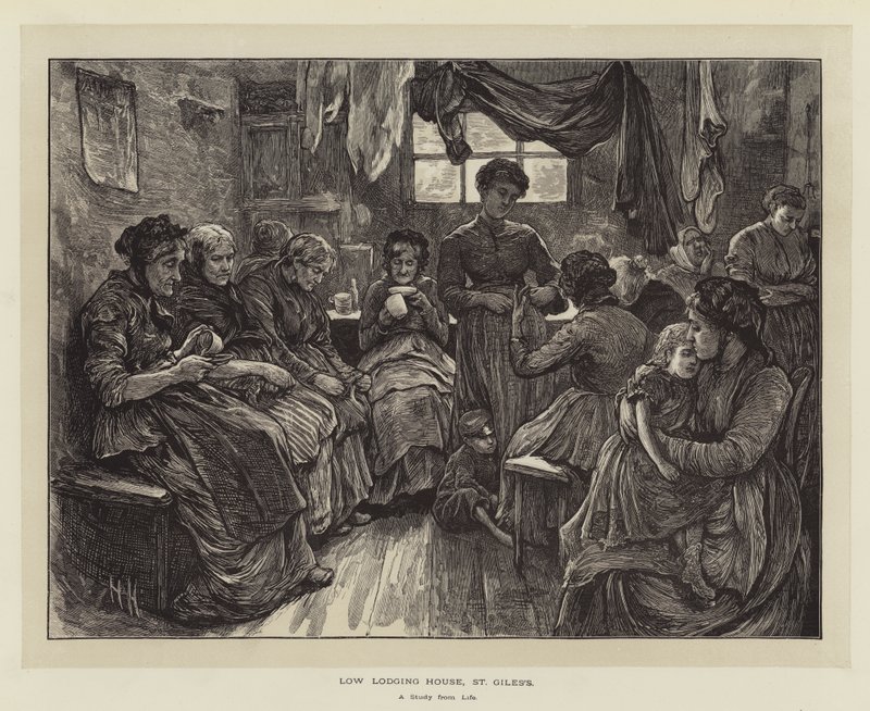 Low Lodging House, St Giles&39;s de Hubert von Herkomer