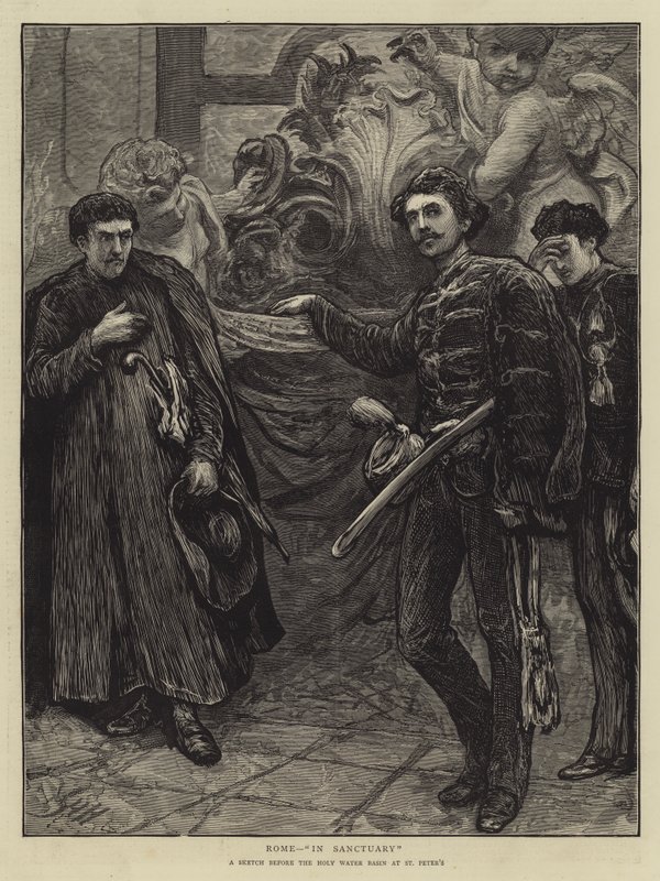 Roma, no santuário de Hubert von Herkomer