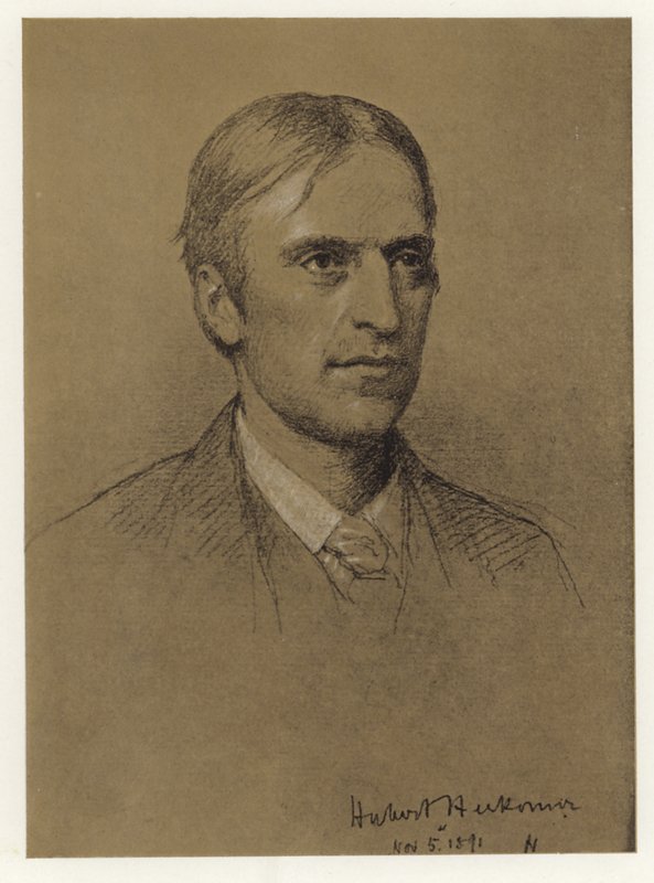 Auto-retrato de Hubert Herkomer de Hubert von Herkomer