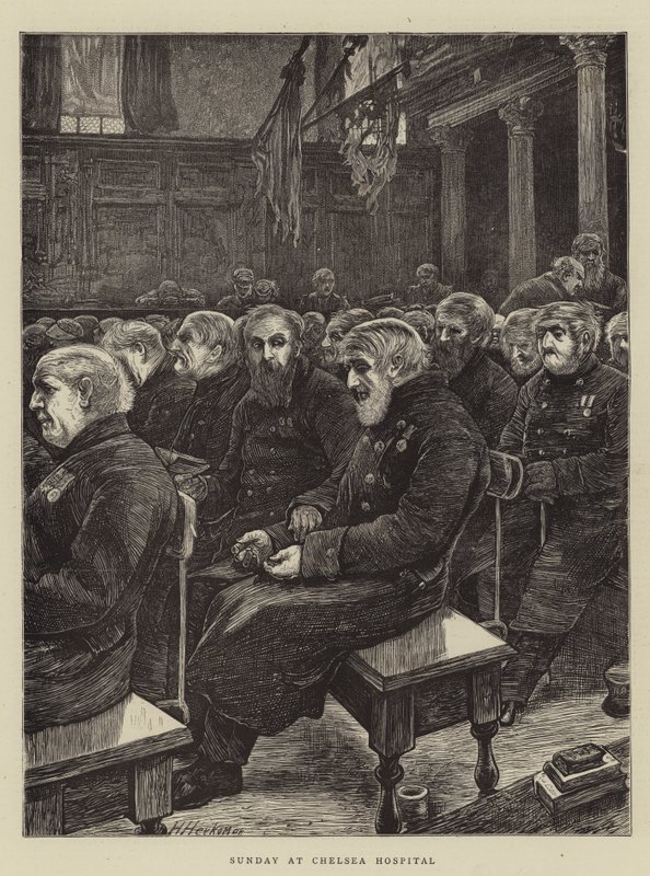 Domingo no Hospital Chelsea de Hubert von Herkomer