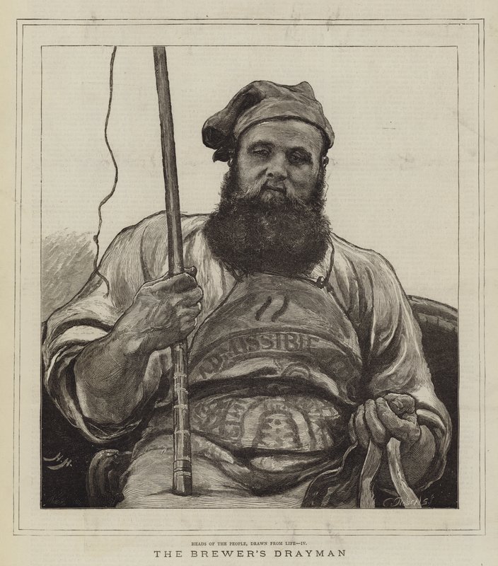 O Drayman do Cervejeiro de Hubert von Herkomer