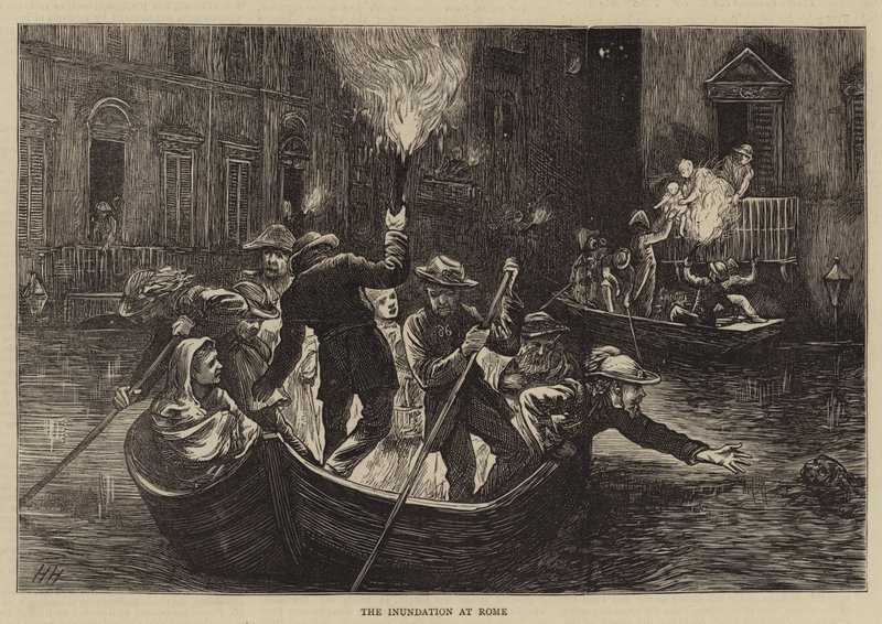 A inundação em Roma de Hubert von Herkomer