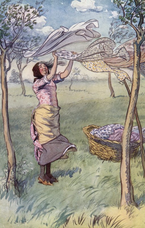 Ilustração para as alegres esposas de Windsor de Hugh Thomson