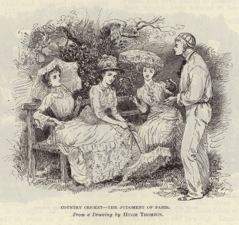 Country Cricket - o julgamento de Paris de Hugh Thomson