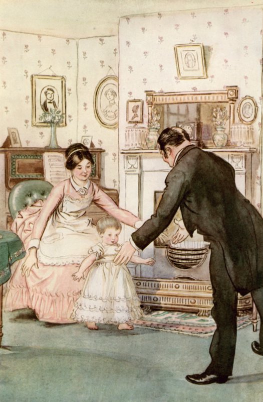 Ilustração para JM Barries O Crichton Admirável de Hugh Thomson