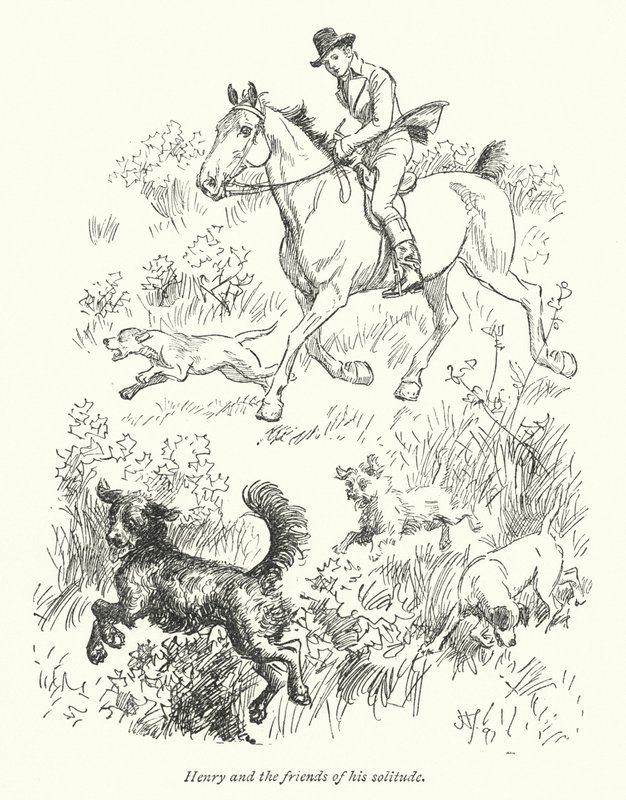 Ilustração para Northanger Abbey de Jane Austen (litho) de Hugh Thomson