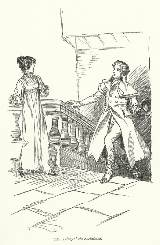 Ilustração para Northanger Abbey de Jane Austen (litho) de Hugh Thomson