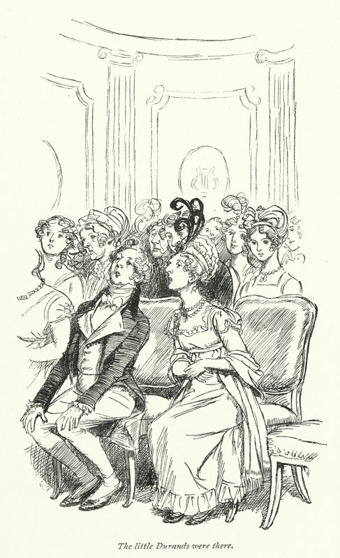 Ilustração para Persuasão de Jane Austen (litho) de Hugh Thomson