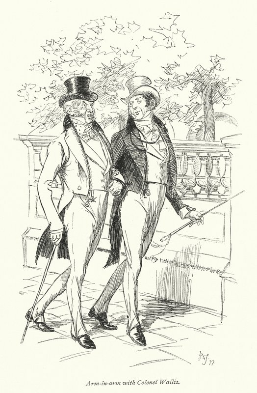 Ilustração para Persuasão de Jane Austen (litho) de Hugh Thomson