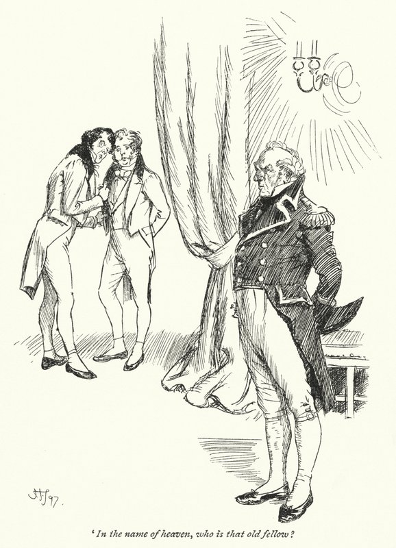 Ilustração para Persuasão de Jane Austen (litho) de Hugh Thomson