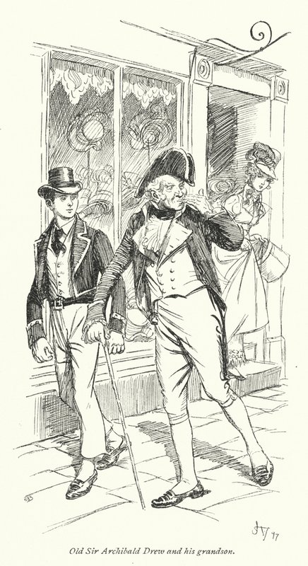 Ilustração para Persuasão de Jane Austen (litho) de Hugh Thomson