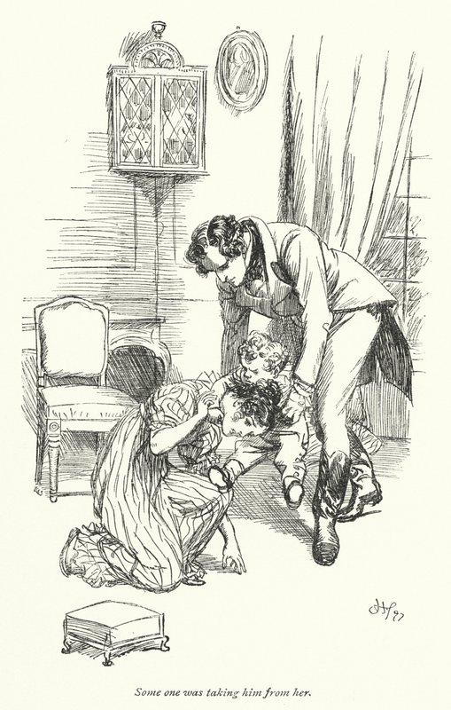 Ilustração para Persuasão de Jane Austen (litho) de Hugh Thomson