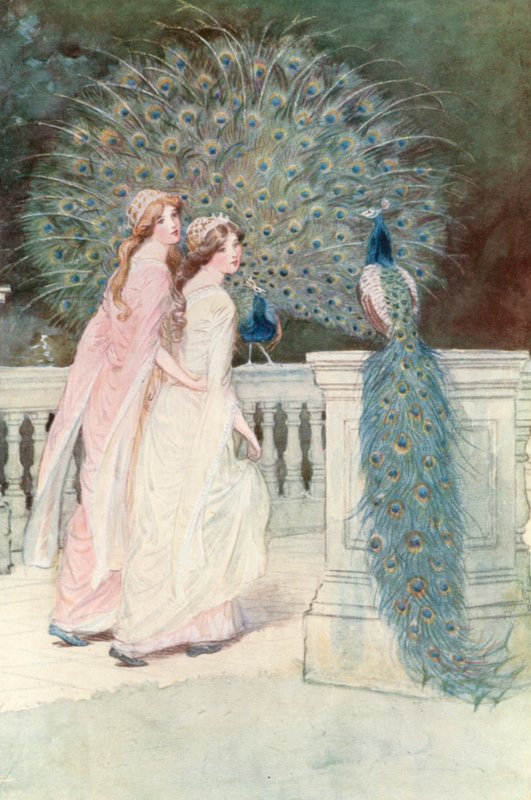 Ilustração para Shakespeares como você gosta de Hugh Thomson
