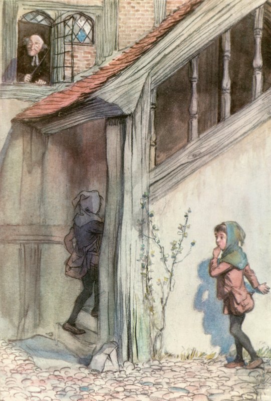 Ilustração para Shakespeares como você gosta de Hugh Thomson