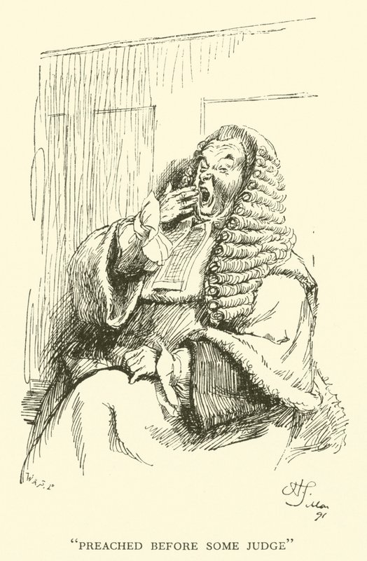 Pregado perante algum Juiz (gravura) de Hugh Thomson