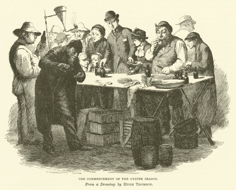O começo da estação de ostras de Hugh Thomson