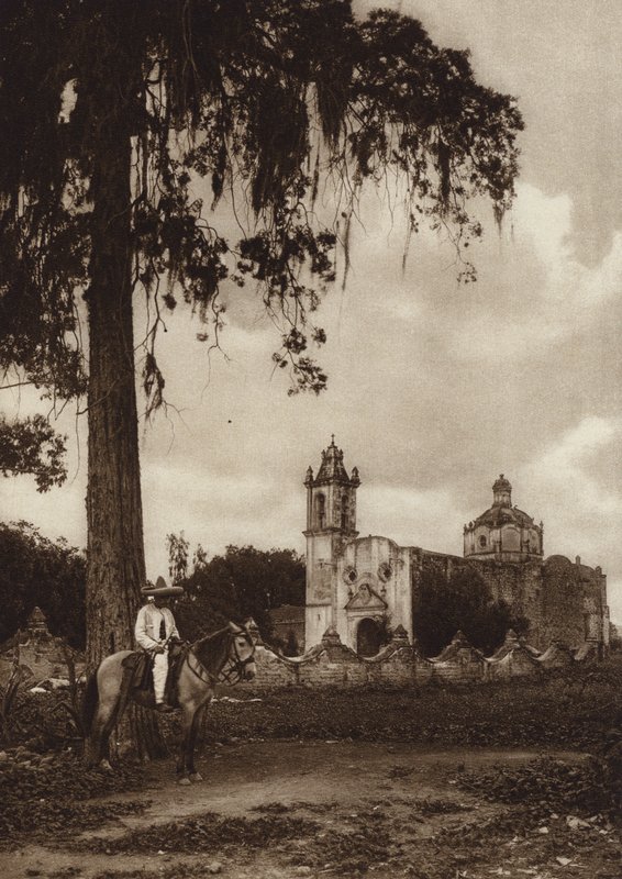 México: Nonoalco, arredores da capital Mejico (fotografia a preto e branco) de Hugo Brehme