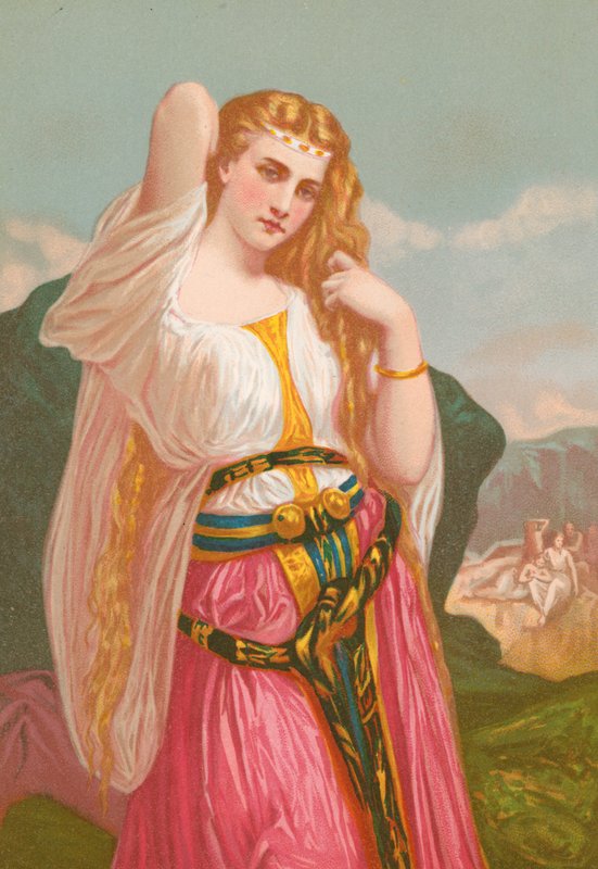 Filha de Jefté de Hugues Merle