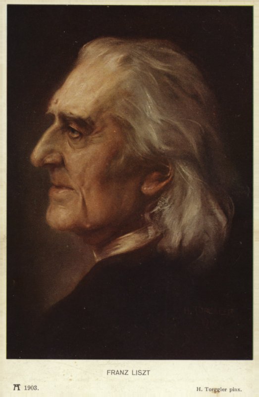 Retrato de Franz Liszt de Hungarian School