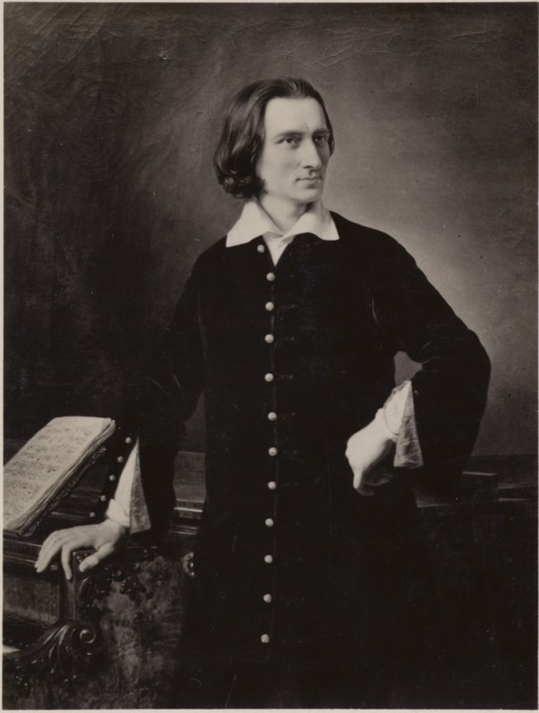 Retrato de Franz Liszt de Hungarian School