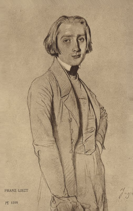 Retrato de Franz Liszt de Hungarian School