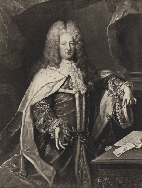 Henry St John, Visconde Bolingbroke de Hyacinthe Rigaud