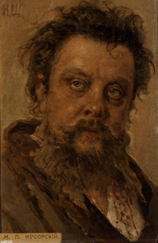 Modest Mussorgsky, compositor russo de Ilya Efimovich Repin